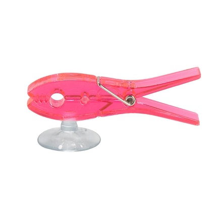 PIN-UP csipesz tapadókoronggal pink
