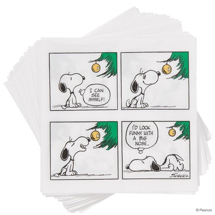 PEANUTS szalvéta Snoopy gömb