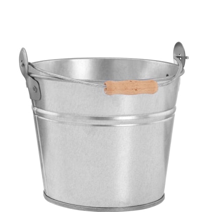 ZINC vödör szürke 16cm