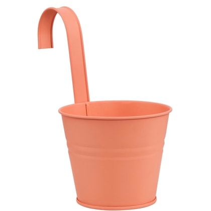 ZINC akasztható kaspó rózsaszín 13cm