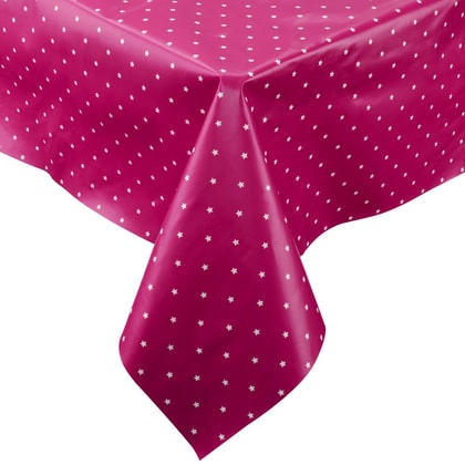 WATERPROOF terítő pink csillag 130x160cm