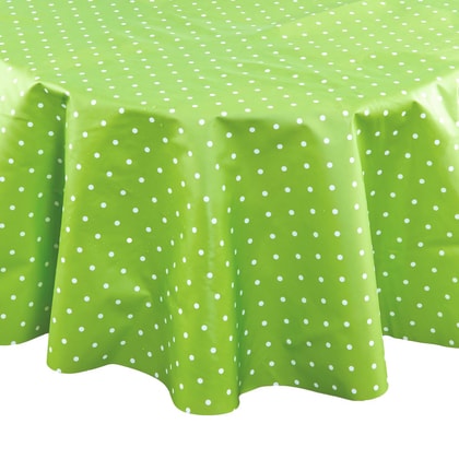 WATERPROOF terítő zöld pöttyös 140cm