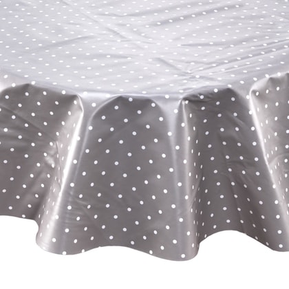 WATERPROOF terítő szürke pöttyös 140cm