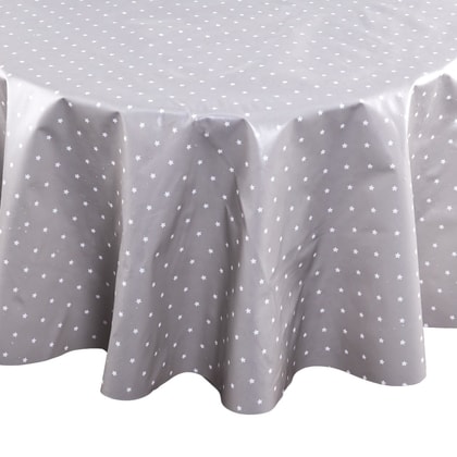 WATERPROOF terítő szürke csillag 140cm