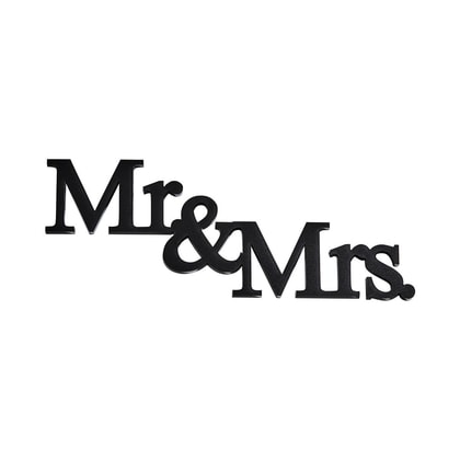 WORD ART felirat "Mr. & Mrs"