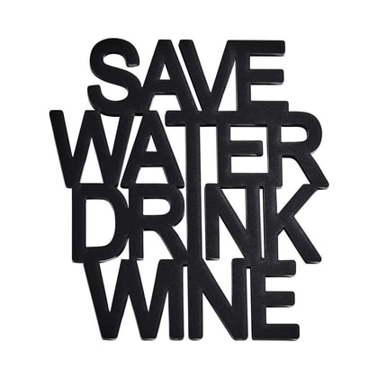 WORD ART felirat "Save Water"
